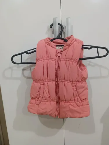 Colete infantil rosa