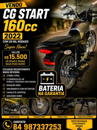 CG start 160cc 2022