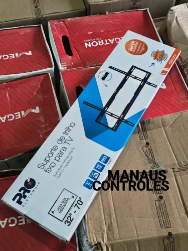 Suporte para tv fixo trilho 32 a 70 polegadas 