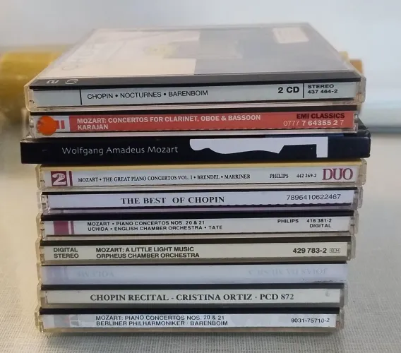 20 CDs dos grandes nomes da música clássica