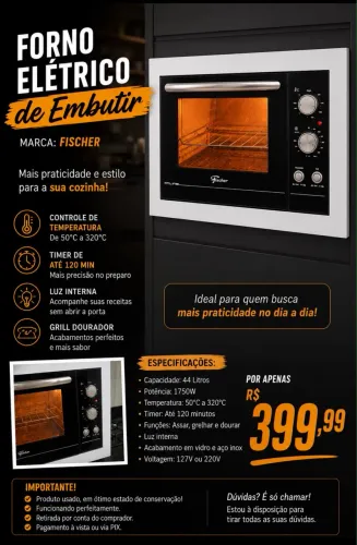 FORNO SEMINOVO