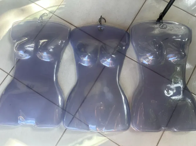 Cabide Collan Busto Manequim PVC Feminino