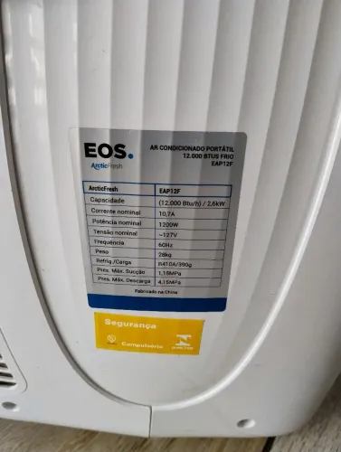 AR CONDICIONADO PORTÁTIL 127 VOLTS