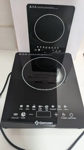 Fogão/ Cooktop por indução, 1 boca, portátil, 110v