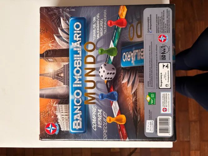 Jogo Banco Imobiliário Mundo (Estrela) - Completo