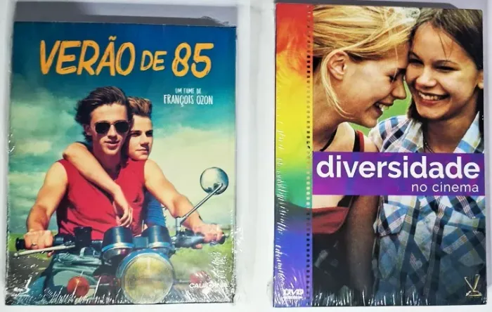 Blu-ray Verão de 85 + Box DVD Diversidade No Cinema (com 6 filmes) Lacrados