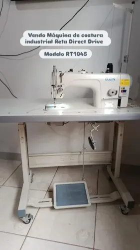 Máquina de costura industrial Reta Direct Drive<br>Modelo RT1045