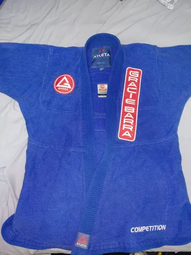 ?Kimono Gracie Barra Competition Azul A2 + Mochila e Camisa