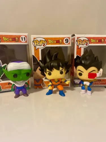 Kit 3 Funkos Dragon Ball Z 