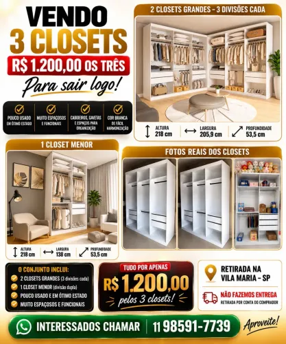 closet/guarda roupa