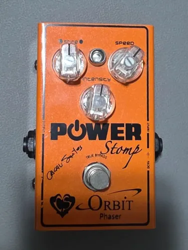 Phaser Cacau Santos,Orbit Power Stomp Phaser - assinatura Cacau Santos