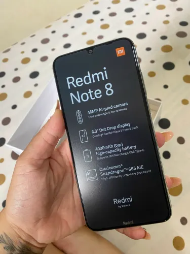 Celular redmi note 8 novo 