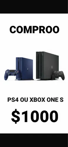 Ps4 ou Xbox one s 