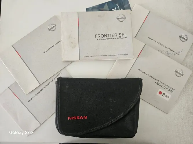 MANUAL DO PROPRIETÁRIO ORIGINAL DA FRONTIER SEL 2007 2008 2009 + BRINDE CAPINHA NISSAN