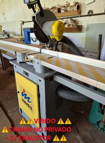 Serra 1/2 esquadria 45? inmes IM-30 madeira alumínio PVC