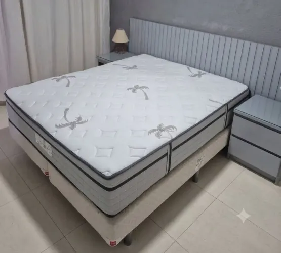 Colchão Queen Size American Sleep + Base Bipartida
