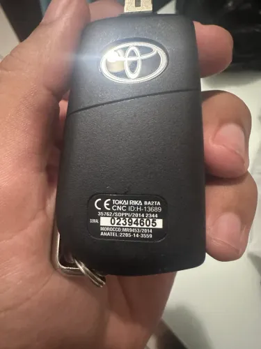 Chave original Toyota