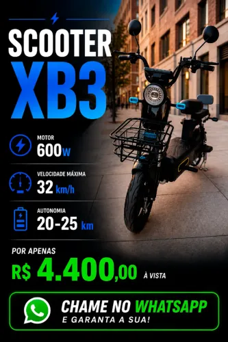 ? SCOOTER ELÉTRICA XB3 600W