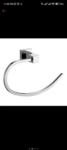 Gancho porta toalha de rosto argola