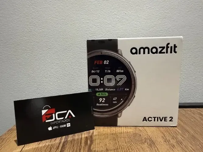 SmartWatch Amazfit Active 2 (Round) Black - Novo e Lacrado - Pronta Entretga!!