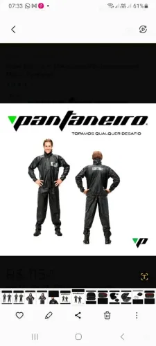 Capas de chuvas Pantoneiro 