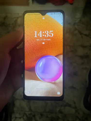 Samsung Galaxy A32 128GB (EXCELENTE) obs: trincados na tela são da película.