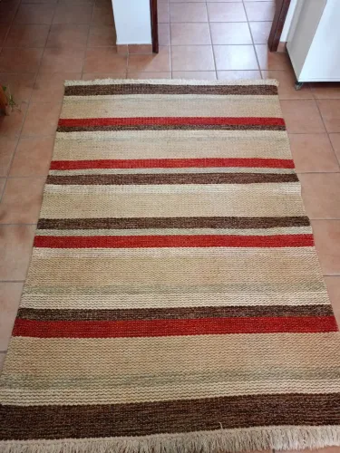 Tapete Rústico de Sisal Multicolor