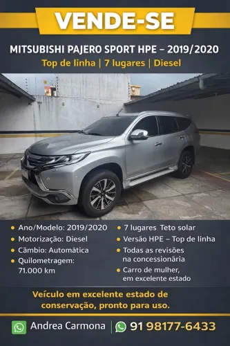 Mitsubishi Pajero Sport HPE 2.4 4X4 Diesel Aut. 2020