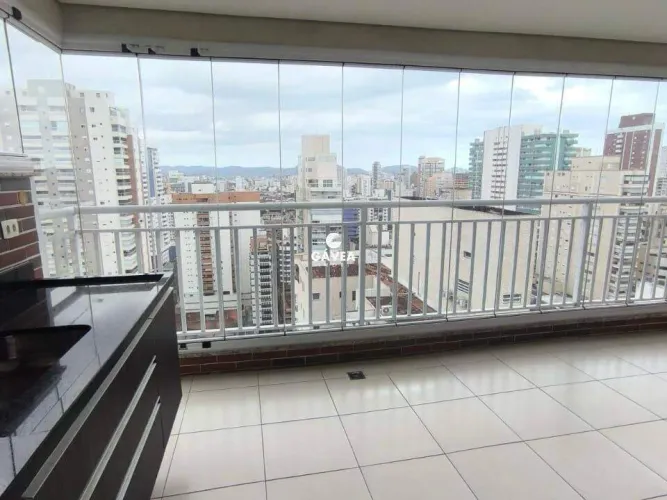 Apartamento para aluguel no Boqueirão em Santos.