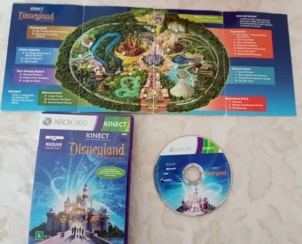 Jogo Xbox 360 - Jogo Original para Kinect Disneyland