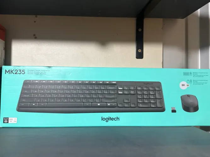 Kit mouse e teclado mk235