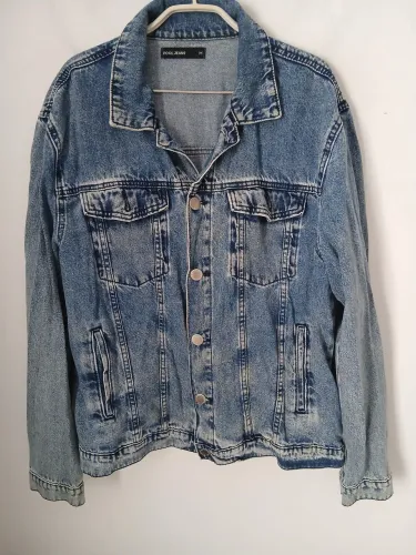 JAQUETA JEANS MASCULINA POOL ACID WASH M