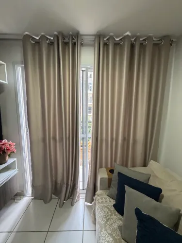 Cortina em Linho Premium (Bege)