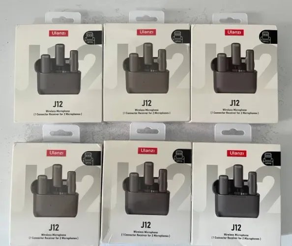 Ulanzi J12 Microfone de lapela duplo -Original