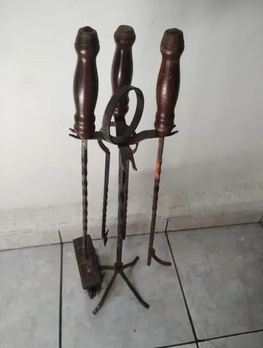 Acessórios para limpeza de lareira 