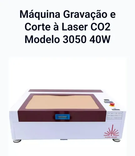 Máquina de gravação e corte a laser co2 30x50 40w