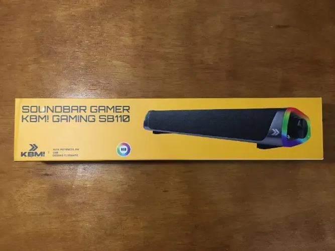 Soundbar Gamer KBM! Gaming (KaBuM!) - Perfeito Estado
