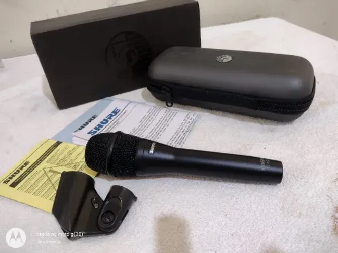 microfone shure ksm9hs profissional,