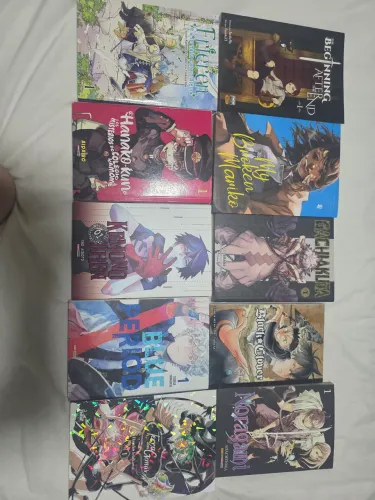 Super kit Mangá volume 1 + volume único (10 edições)