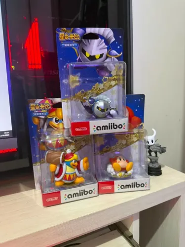 Amiibo Kirby Series King Dedede + Metal Kinight + Waddle Dee - Lacrado
