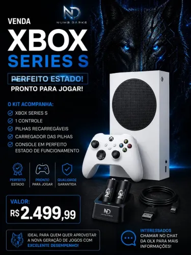 Xbox Series S - Aproveite! Console em Ótimo Estado
