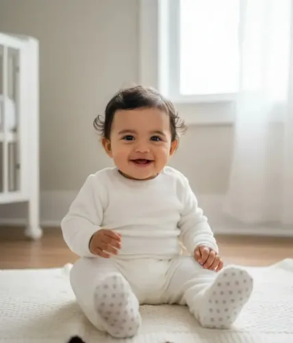 Calça Com Pezinho Baby Way 12-18 meses