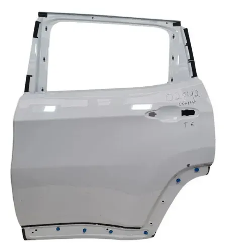 Porta Traseira Esquerda Jeep Compass 2015 2025 Branco Traseira Esquerda Branca