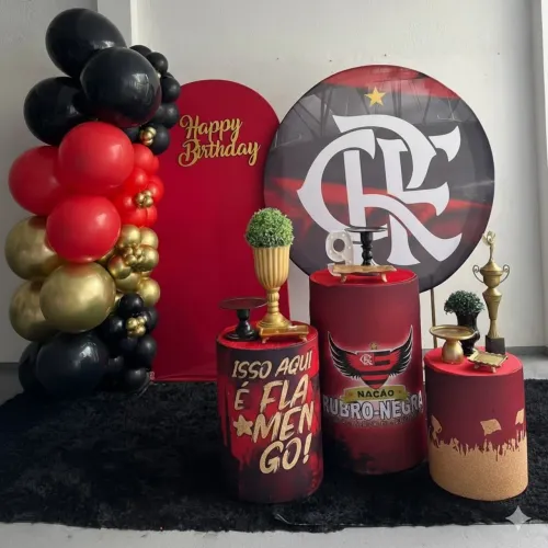 Decoração de festaa Vasco e Flamengo