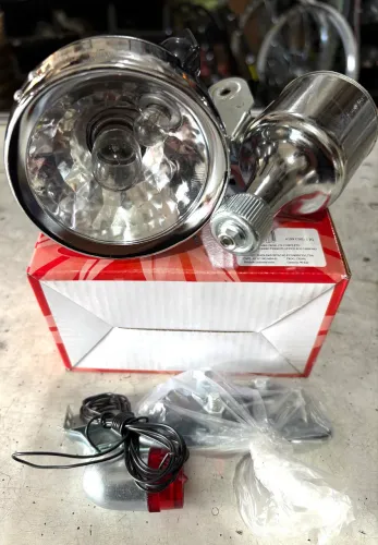 Farol Dinâmo 12V 6W Bicicletas Antigas - Produto Novo 