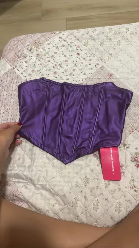 Corset Roxo
