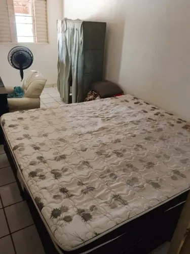 Cama Box Queen Completa + Colchão Infinity Premium Hiper Firme