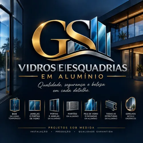 GS vidros e esquadrias em alumínio