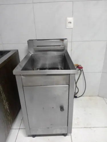FRITADEIRA A GÁS EM ACO INOX
