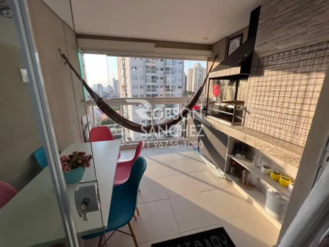 Apartamento para venda na Vila Mascote com 67m², 2 quartos, 2 vagas, varanda gourmet,ar co